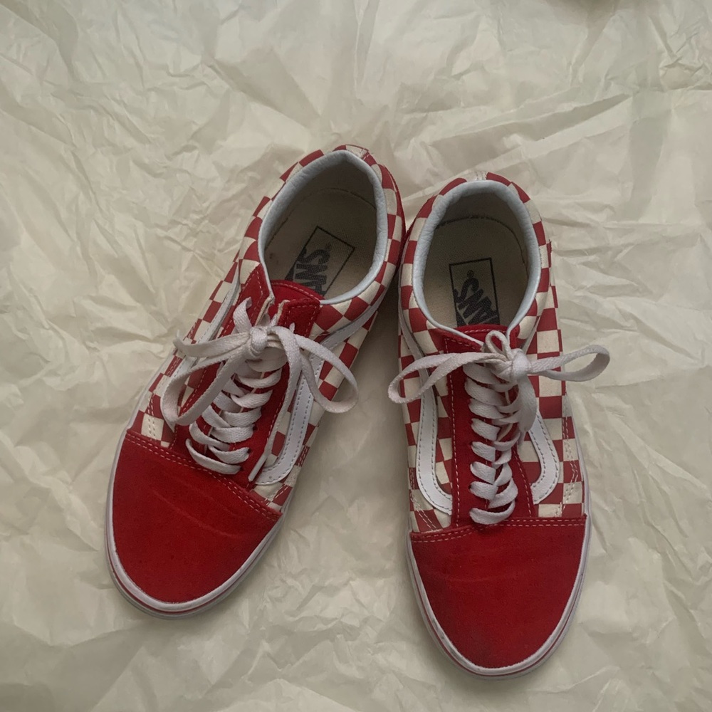 Vans checkered shoes